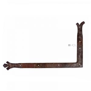 Torband geschmiedet Stahl alt Türband rechts 51 x 83cm