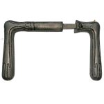 Türdrücker Kastenschloss Jugendstil Eisen 18.1mm 8er Vk