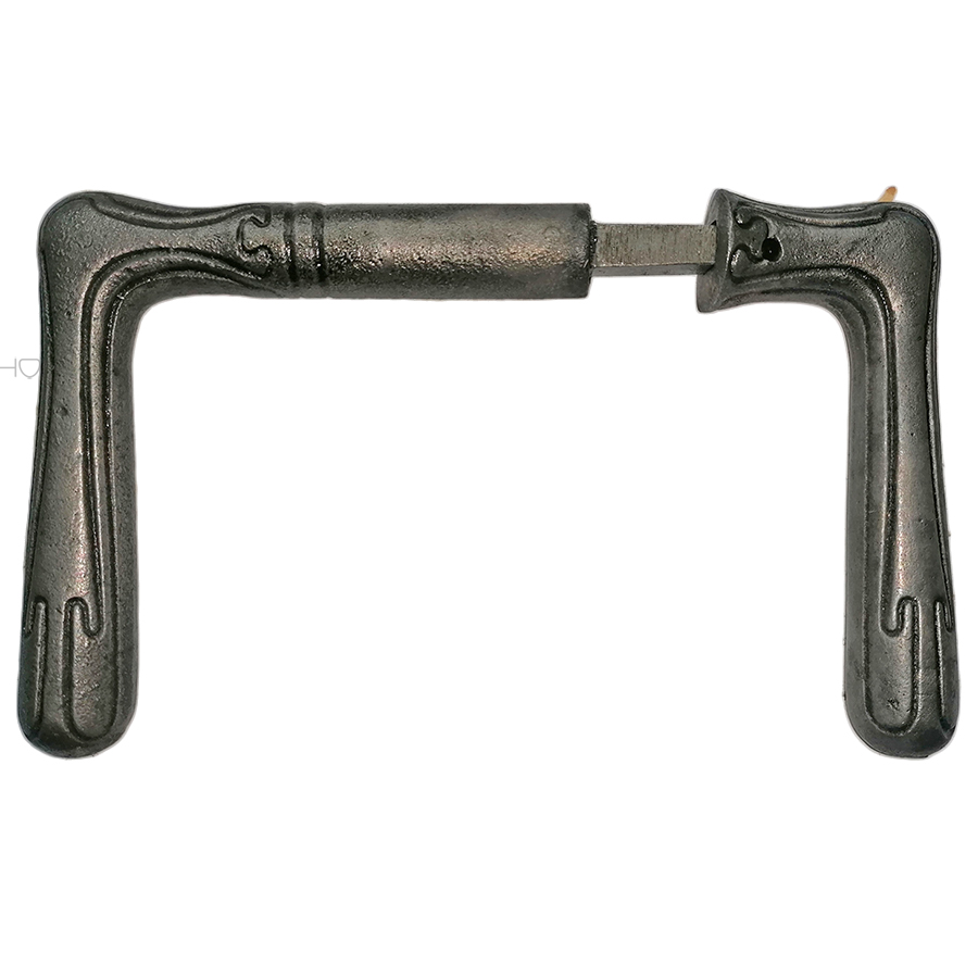 Türdrücker Kastenschloss Jugendstil Eisen 18.1mm 8er Vk