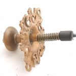 Ziehklingel antik Ziehgriff Haustürklingel alt Messing Klingel Türknauf