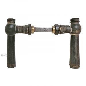Horndrücker Jugendstil alt Türklinken 18mm 10/9er Vk