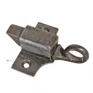 Oberlicht Schnappriegel antik Stahl Feder Fensterriegel alt 65mm
