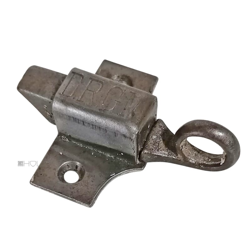 Oberlicht Schnappriegel antik Stahl Feder Fensterriegel alt 65mm