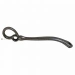 Ankettel Schlengge Ziehriegel Tür Gusseisen antik alt 12.6cm
