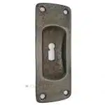 Griffmuschel Jugendstil Avantgarde Gusseisen Türgriff 12 cm