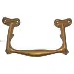 Schubladengriff Jugendstil Messingguss alt antik Kommode 97mm