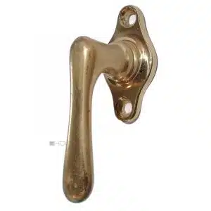 Fenster Halbgriff Jugendstil Messing Fenstergriff 67/36/43