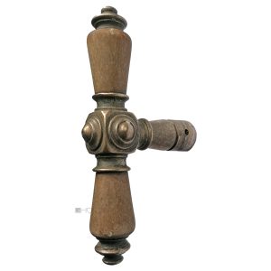 Fensterolive antik Würfel Kreis Horn alt 113mm 9er Rund