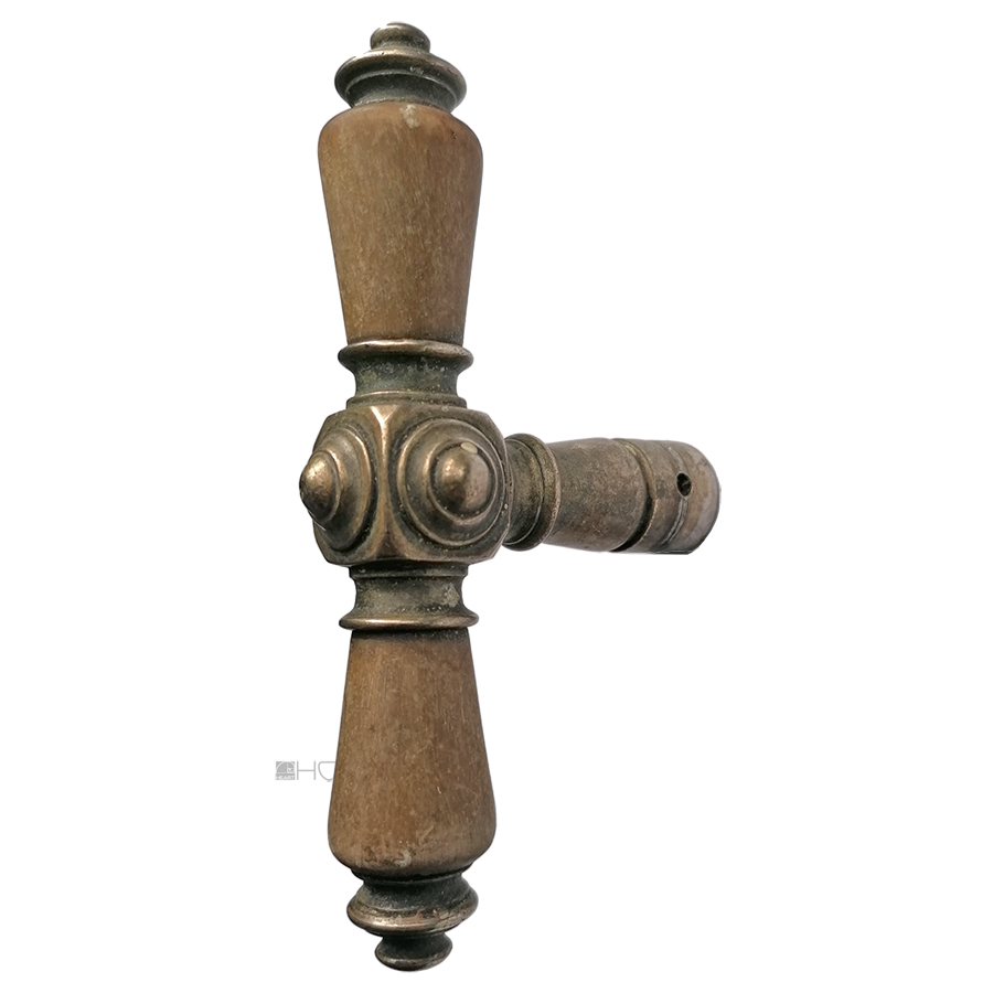 Fensterolive antik Würfel Kreis Horn alt 113mm 9er Rund