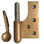 Tür Anschraubband alt Messing Lappenband