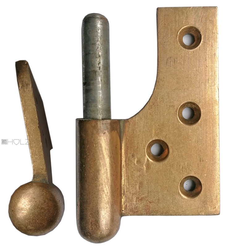 Tür Anschraubband alt Messing Lappenband