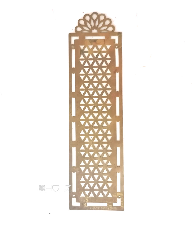 Fingerplatte antik Frankreich Tür Greifplatte Messing Pyramide alt Art Nouveau