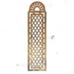 Fingerplatte antik Frankreich Tür Griffplatte Messing Raute alt Art Nouveau