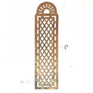 Fingerplatte antik Frankreich Tür Griffplatte Messing Raute alt Art Nouveau
