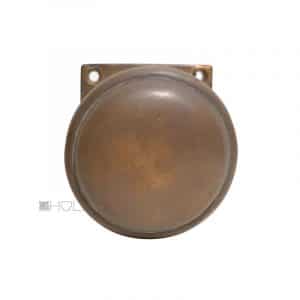 Jugendstil Türknauf Messing alt Avantgarde antik großer Türgriff 59 mm