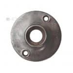 Türknauf Rosette Jugendstil Stahl alt Rosette Türdrücker 17.8 mm