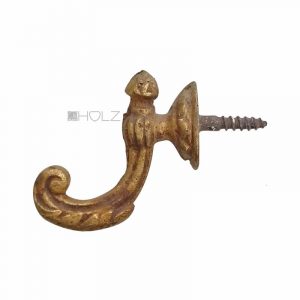 Bronze Haken Vorhang Schnur Kordel Raffhalter antik 40 mm