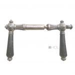 Türdrücker antik Sonne Gusseisen Horn alt Türklinken verzahnt 18.4 mm Welle