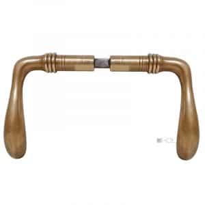 Türdrücker Jugendstil Welle Ringe Türklinken zeitlos 16.4mm 8er Vk