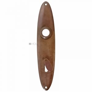 Haustür Langschild oval Jugendstil groß 55x263-20.6x92