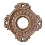 Drückerrosette Tür antik groß alt neobarock Haustür 20.4mm