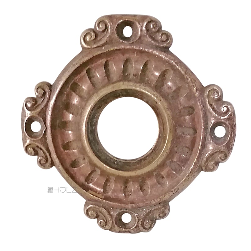 Drückerrosette Tür antik groß alt neobarock Haustür 20.4mm