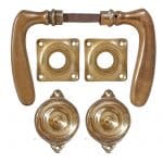 Drückergarnitur 1920er Avantgarde Art Deco Türklinken 9er Vk