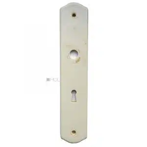 Langschild Porzellan Tür alt Vintage Türgriff 15mm 68