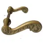 Türdrücker antik neo barock Voluten alt 15.8mm langer 8er Vk