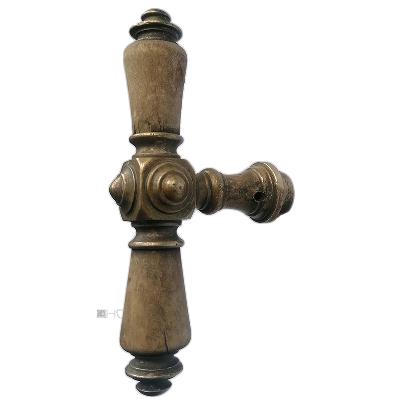 Fensterolive antik Würfel Kreis Horn alt 115mm