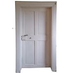 Zimmertür antik Biedermeier alt massiv Zarge Tuer 2 links Falzmaß 98x191