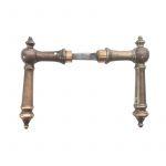 Türdrücker Gründerzeit Ball Messing Türklinken antik alt 10er Vk