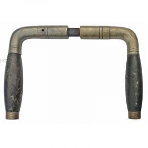 Türdrücker Jugendstil Avantgarde Tonne vernickelt alt 15.8mm 8er Vk