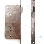 Tür Einsteckschloss Nachtriegel antik alt links 60mm Dornmaß 9er Vk 78 mm