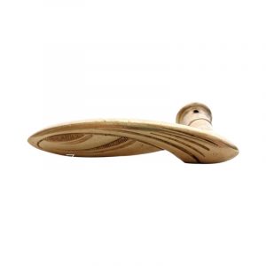 Jugendstil Türdrücker Messing Türklinke floral alt 16.8 mm 10er Vk