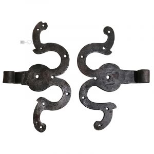 Tür S-Bänder antik geschmiedet alt Türband 21cm 17er Dorn