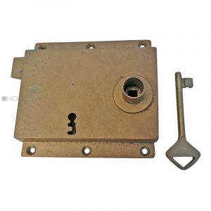 Tür Kastenschloss Messing Boot Schiff maritim 108/8er Vk