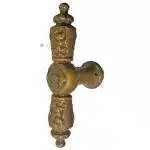 Fensterolive antik Fenstergriff Gründerzeit alt 107mm