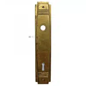 Langschild Avantgarde alt Messingguss Türdrücker 48x250-15.5x110