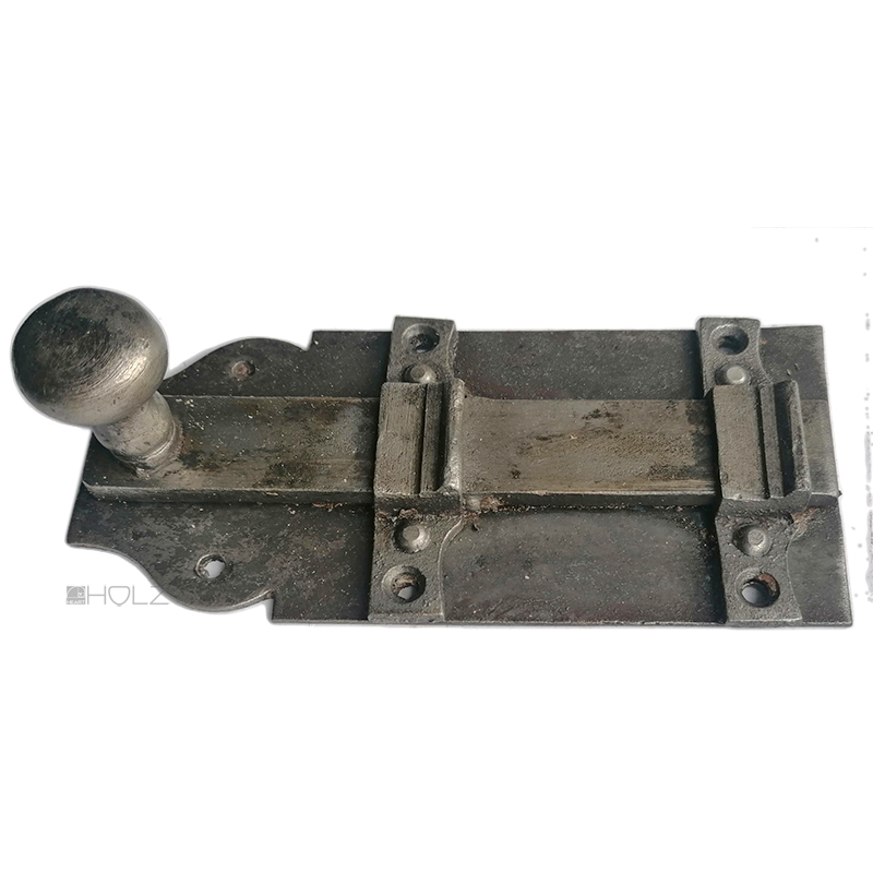 Tür Schieberiegel antik alt Türriegel Eisen Stahl 7.3x15.8cm