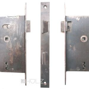 Einsteckschloss alt Tür links Bauhaus 1930er 55mm Dornmaß 8er Vk 72 mm
