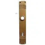 Langschild Jugendstil Avantgarde halbrund Streifen 37x237-16.9x83