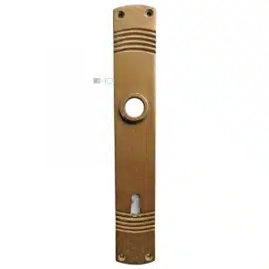 Langschild Jugendstil Avantgarde halbrund Streifen 37x237-16.9x83