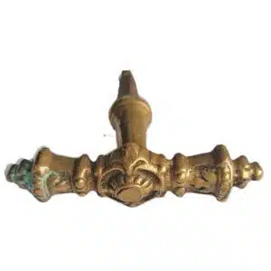 Nachtriegel antik prächtig alt Tür Sperrriegel 74mm