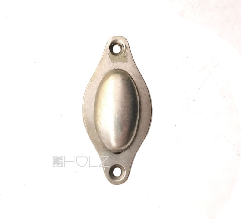 Jugendstil Schlüsselschild antik Schlüsselrosette Tropfen alt silber Messing vernickelt