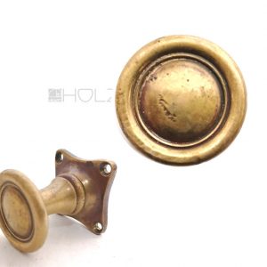 Jugendstil Türknauf antik Messing alt Türgriff fest 41 mm 8er Vk