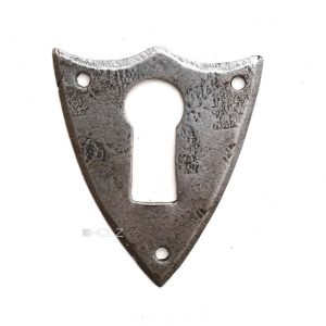 Schlüsselschild antik Eisen Blech geschmiedet geschnitten alt