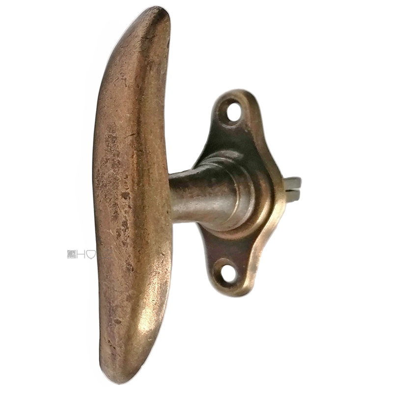 Fensterolive Jugendstil Fenstergriff Welle alt 93/50/43