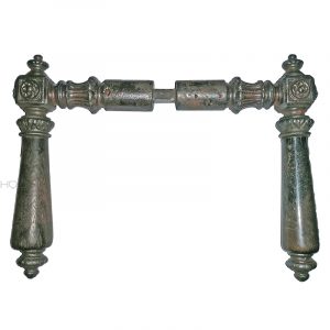 Türdrücker antik groß Würfel Blüte alt Türklinken 20.6mm 8er Vk