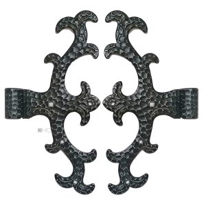 Türbänder antik Hammerschlag repro Stahl 29.5cm 16er Dorn